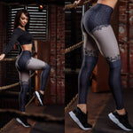 Mid Waist Elastic Leggings