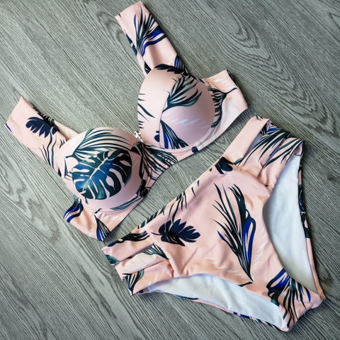 Push Up Summer Cut Out Bikinis